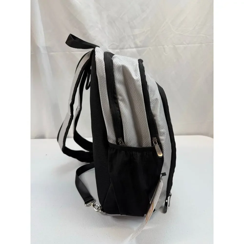 SPOENGRU Small Backpack for Women Men, Convertible Sling Backpack Grey